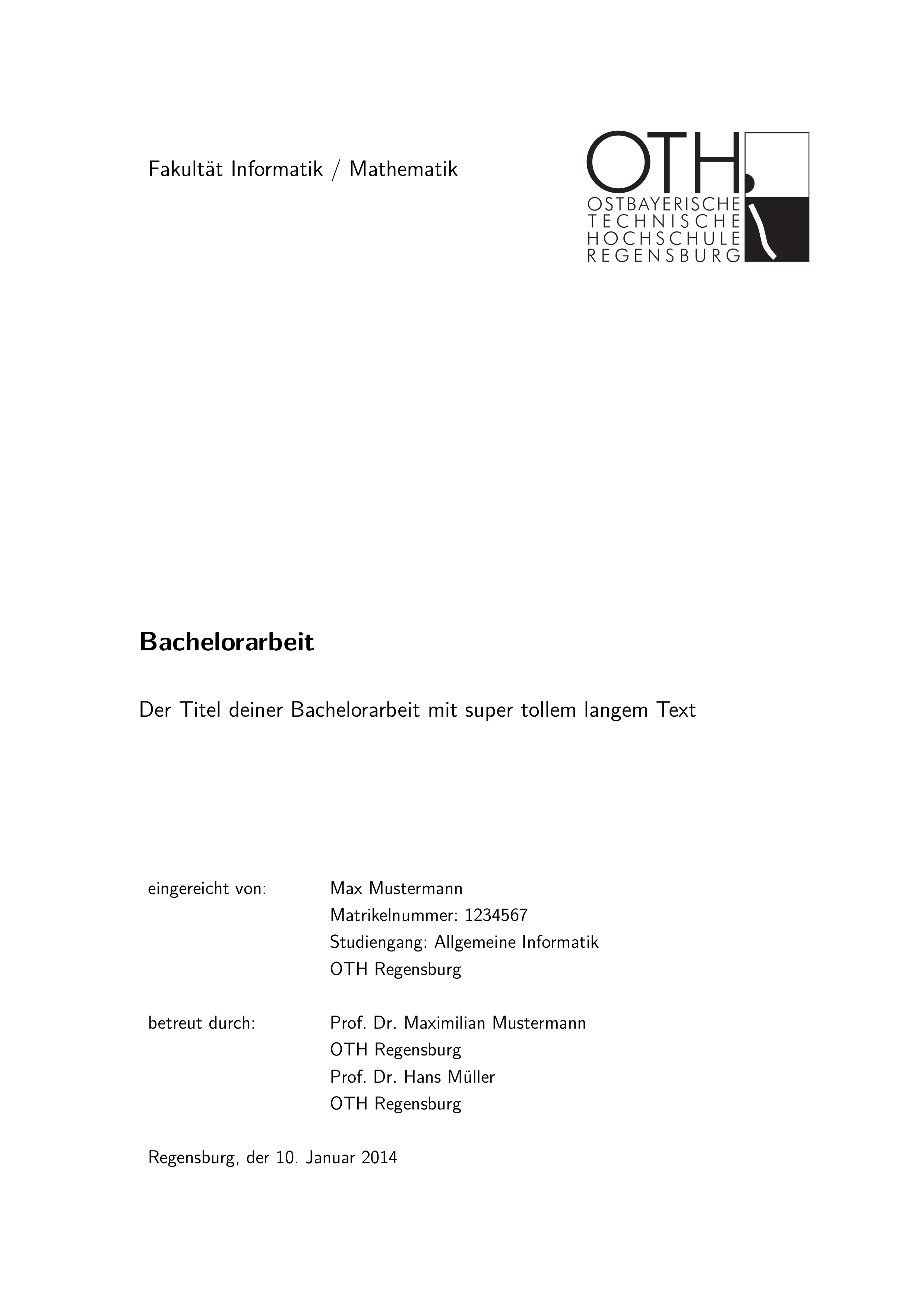 thesis dissertation auf deutsch