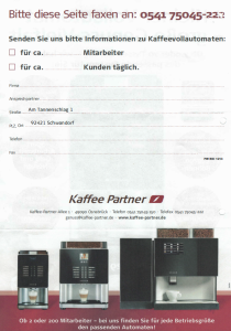 Kaffee Partner unerwünschte Werbung